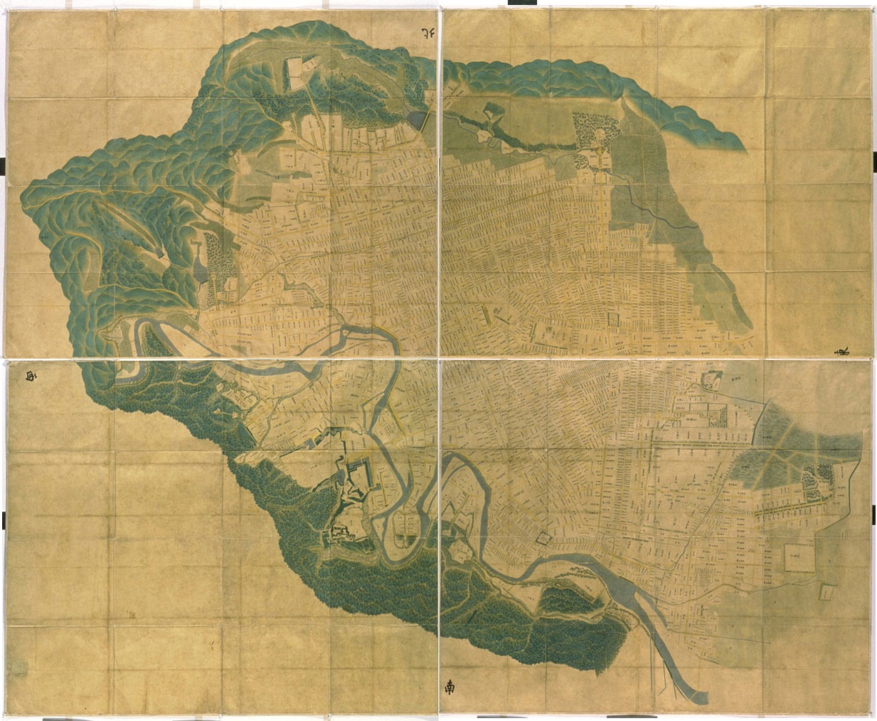藩政用仙台城下絵図 - 仙台市の指定・登録文化財