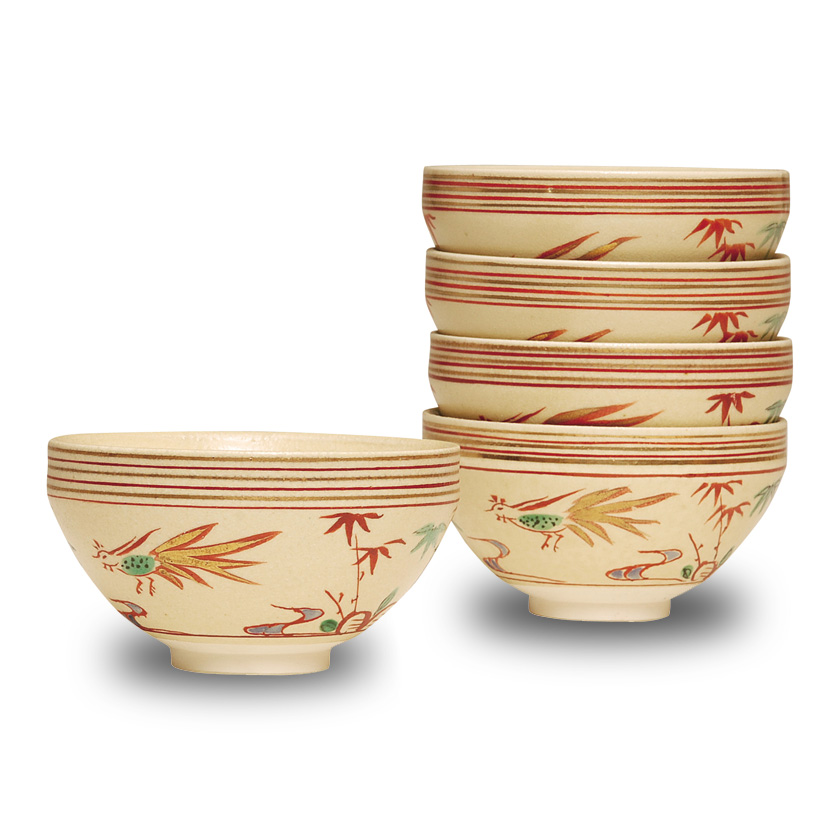 茶道具 数茶碗10客 絵高麗 梅鉢 京焼 平安清和 茶道具 数茶碗10客 絵