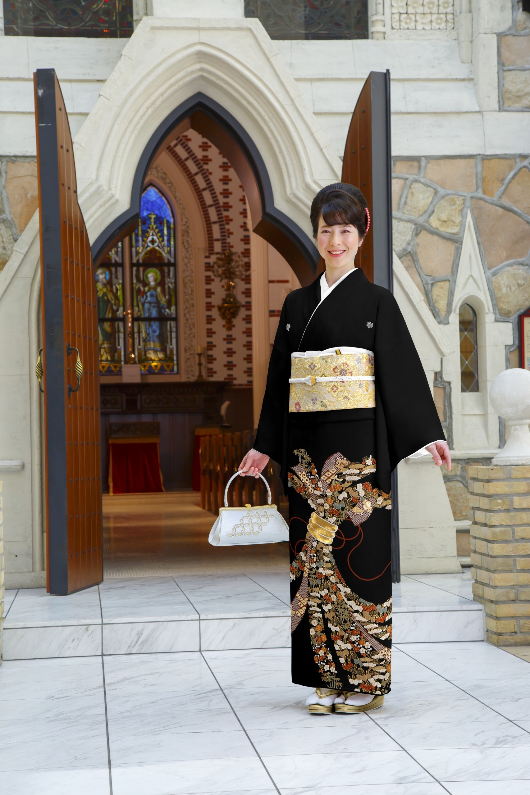 黒留袖 束ね熨斗｜着物のオンラインショップ | 染織近藤 新品着物