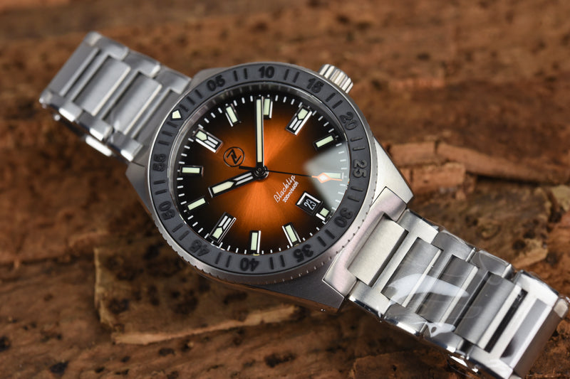 Zelos Blacktip TI Burnt Orange (Pre-owned) - SeriousWatches.com