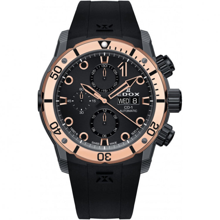 Edox Chronoffshore-1 Carbon Chronograph Automatic 01125 CLN5N NIR