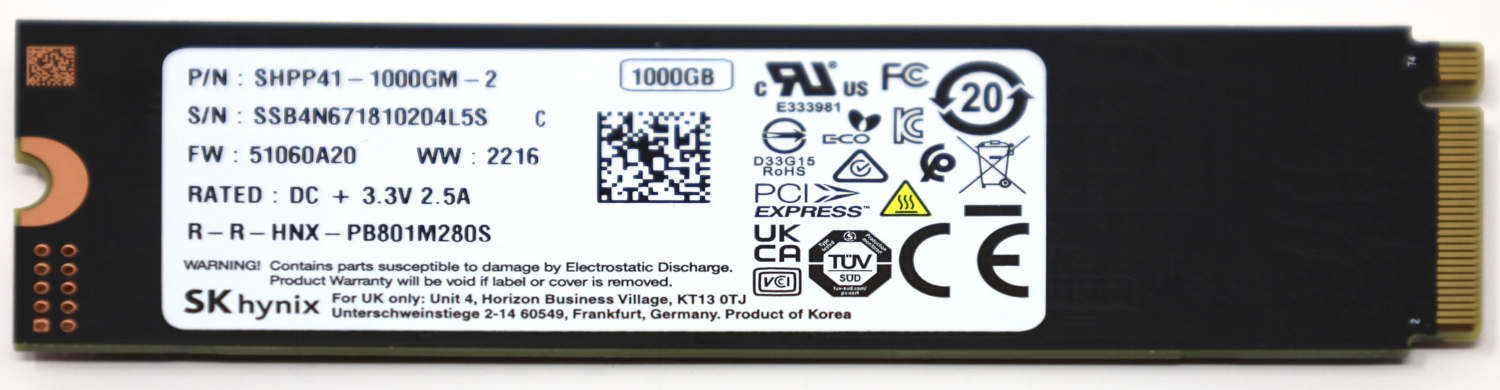 SK hynix Platinum P41 1TB NVMe PCIe Gen4 SSD Review