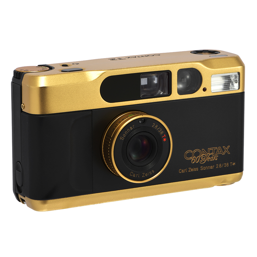 CONTAX T2 GOLD 60 YEARS LIMITED EDITION POINT & SHOOT FILM CAMERA