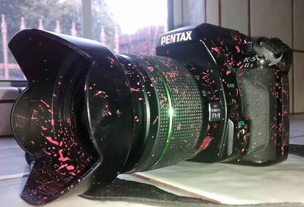 Rugged Pentax K-5 IIs DSLR Gets Doused with Pink Fire Retardant