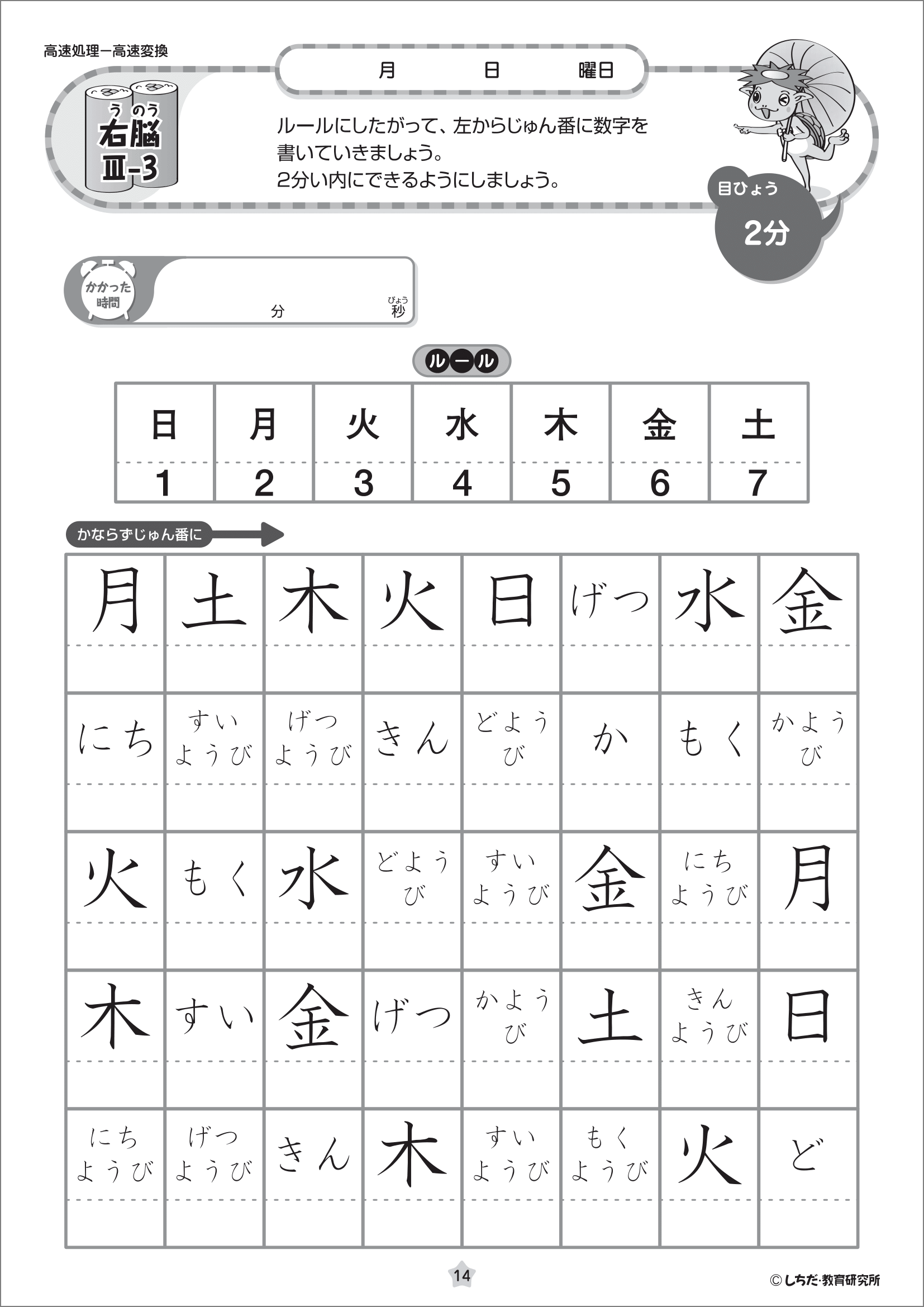 小学生プリント右脳Ⅲ【プリント教材】 | 七田式公式通販