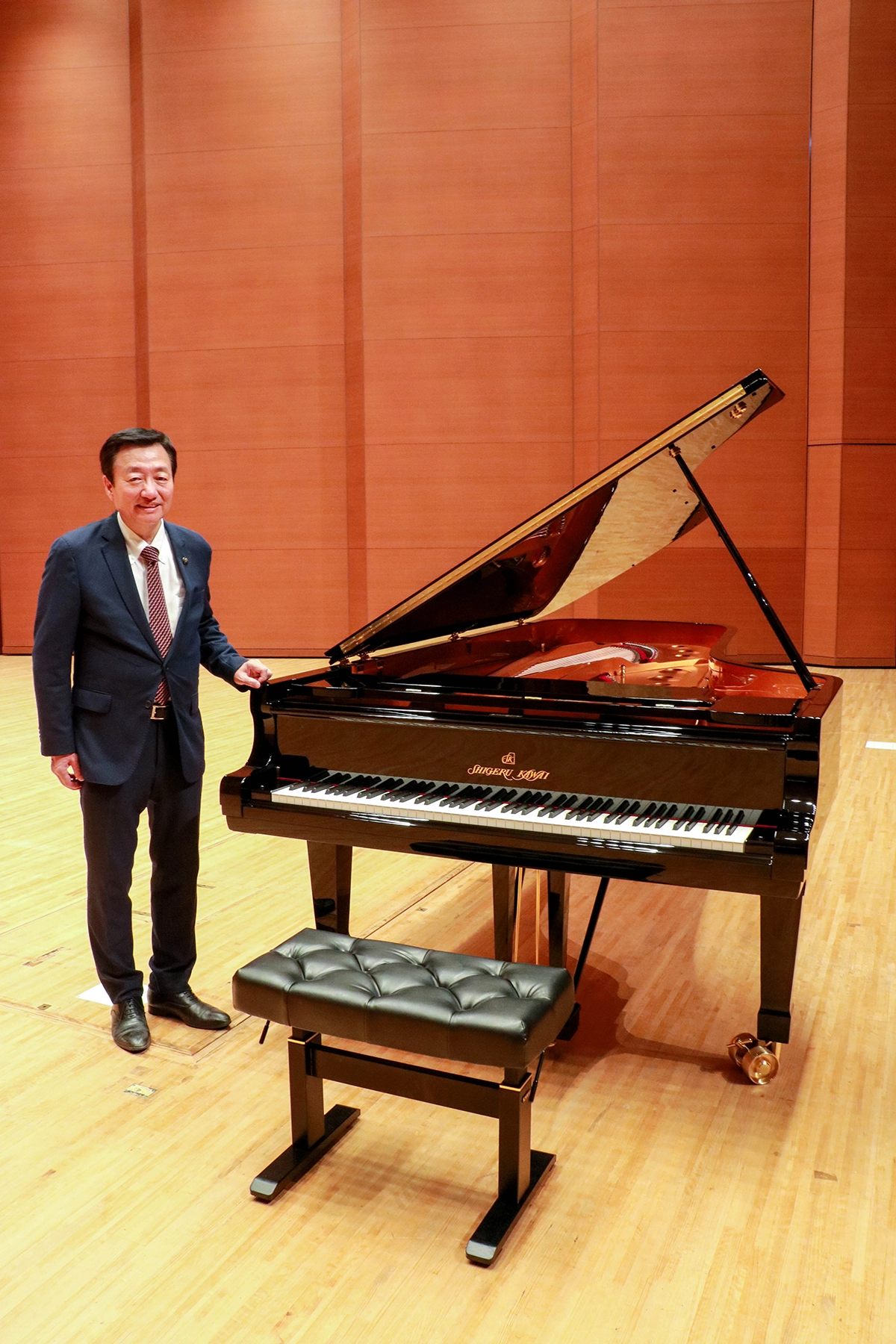 SK-EX 納入レポート「サンポートホール高松」（1）高松市大西市長に