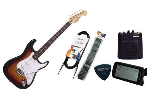 エレキギターをこれからはじめる方に最適！BUSKER'Sエレキギターセット