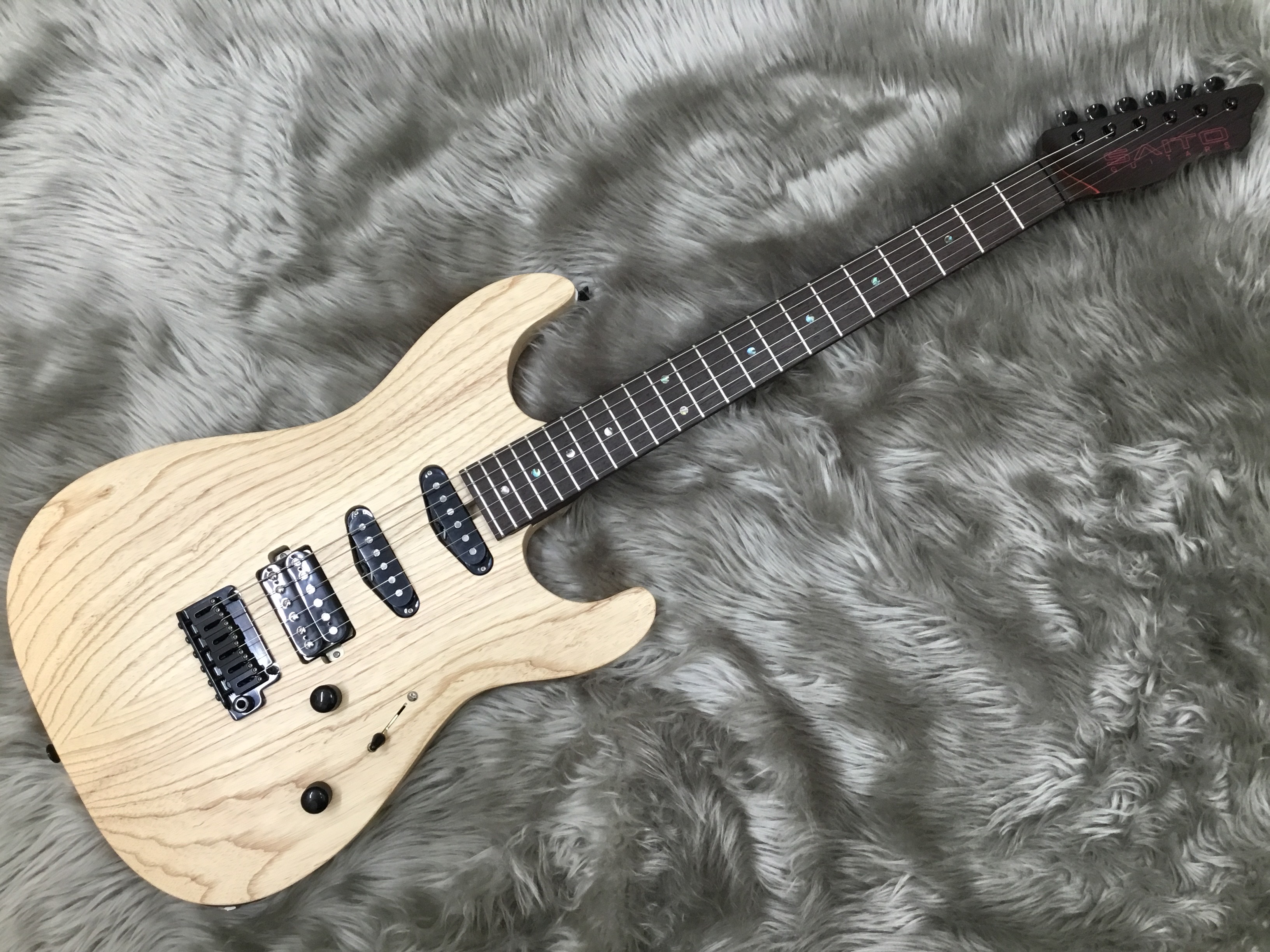 ギター niwa Saito S-622CS EXO SSH with Wenge in Moss Green 242815