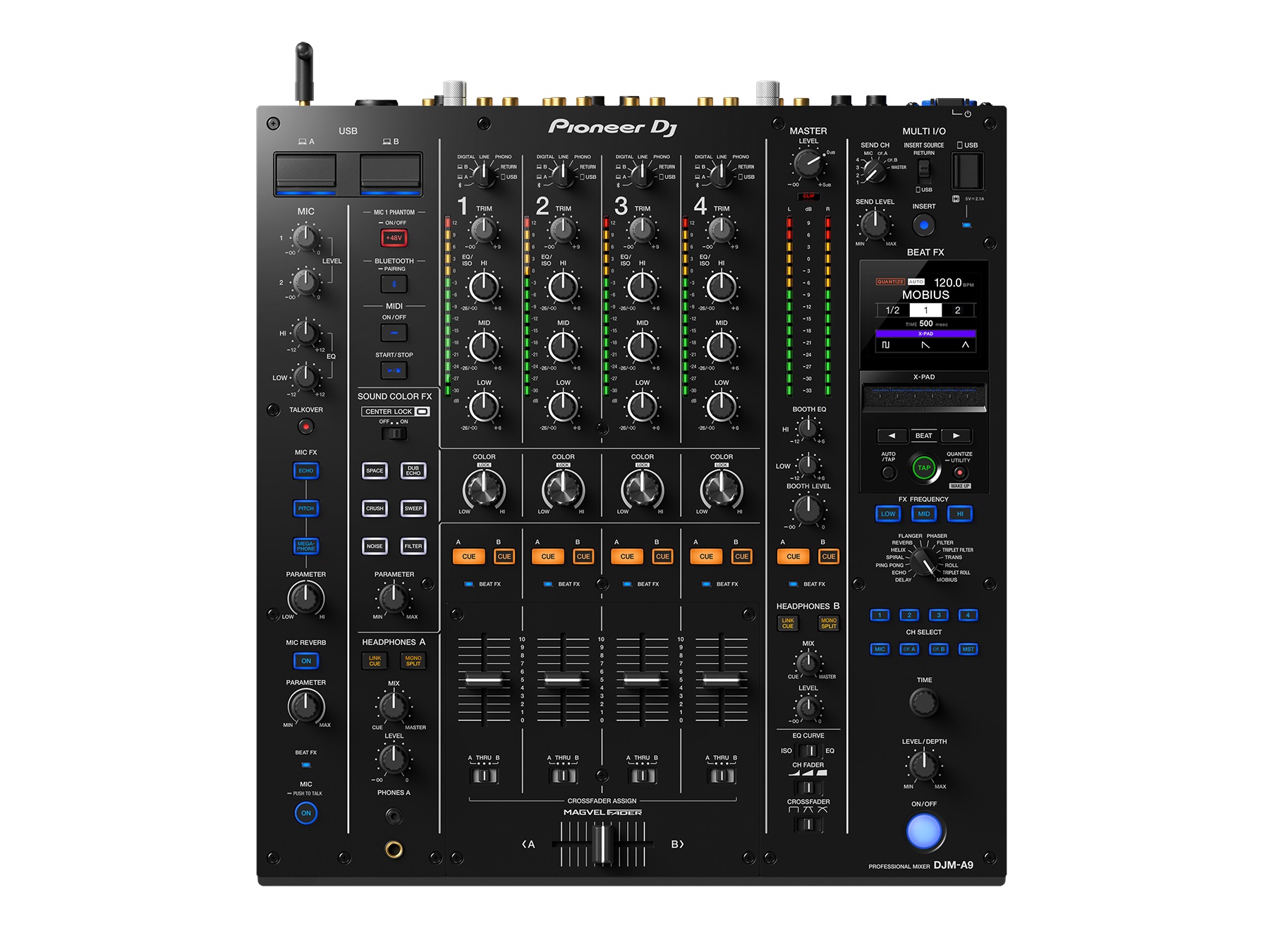 DJ機器】Pioneer DJ DJM-A9 DJミキサー 4CH 入荷致しました！｜島村