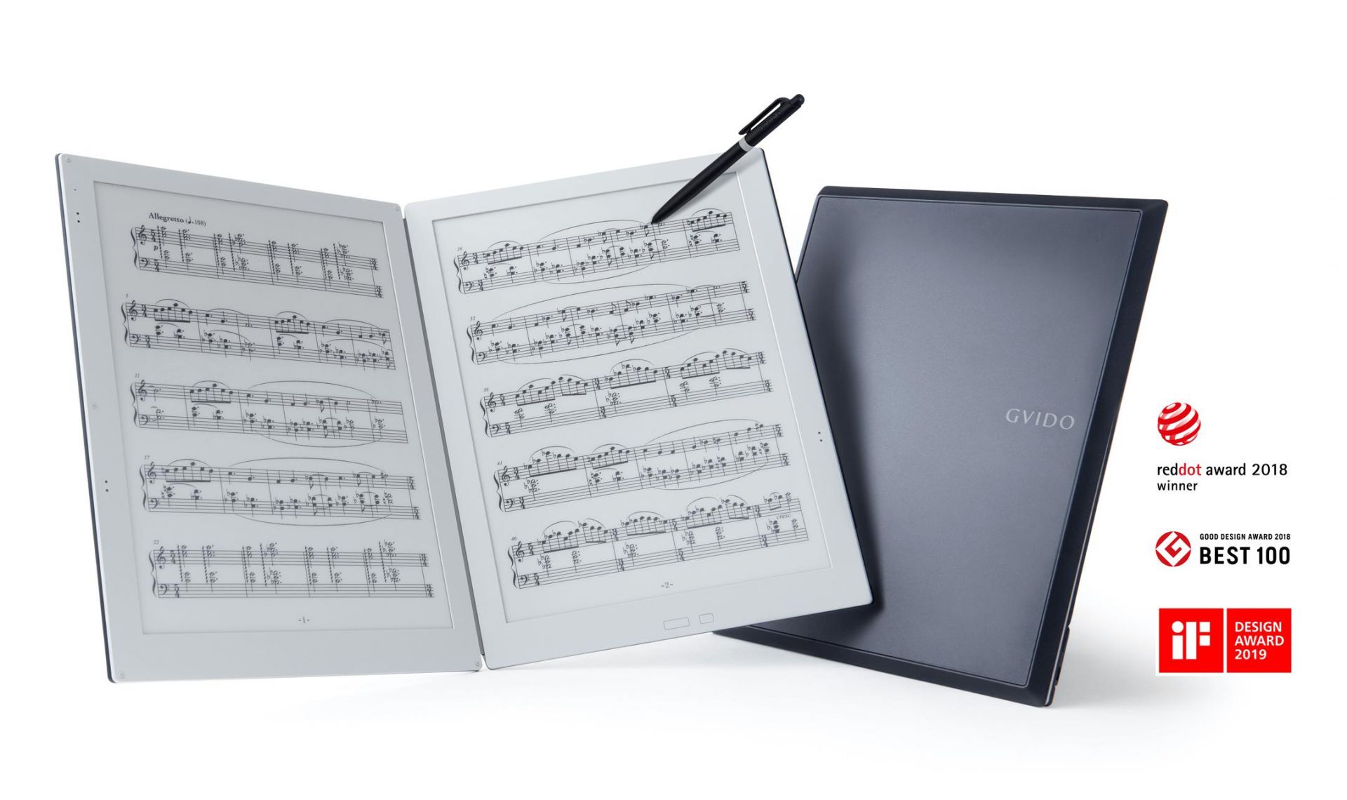 電子楽譜【GVIDO(グイド)】店頭展示販売を9月中頃(予定)より開始します