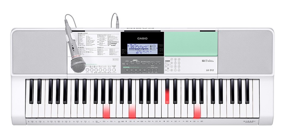 電子キーボード】 CASIO LK-512 光ナビゲーションキーボード｜島村楽器