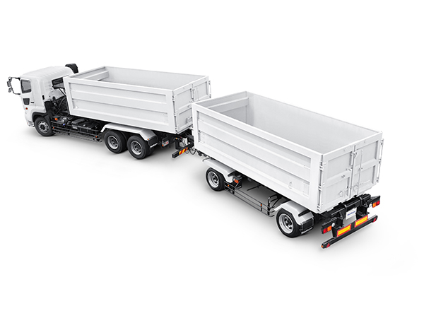 脱着ボデートラック「アームロール®」用 GVW20トン車級コンテナ運搬