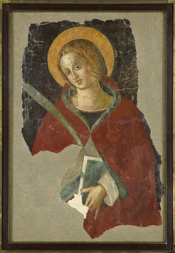 ルネサンスの花―《ルネサンス期殉教聖女像フレスコ画》 | SHINWA