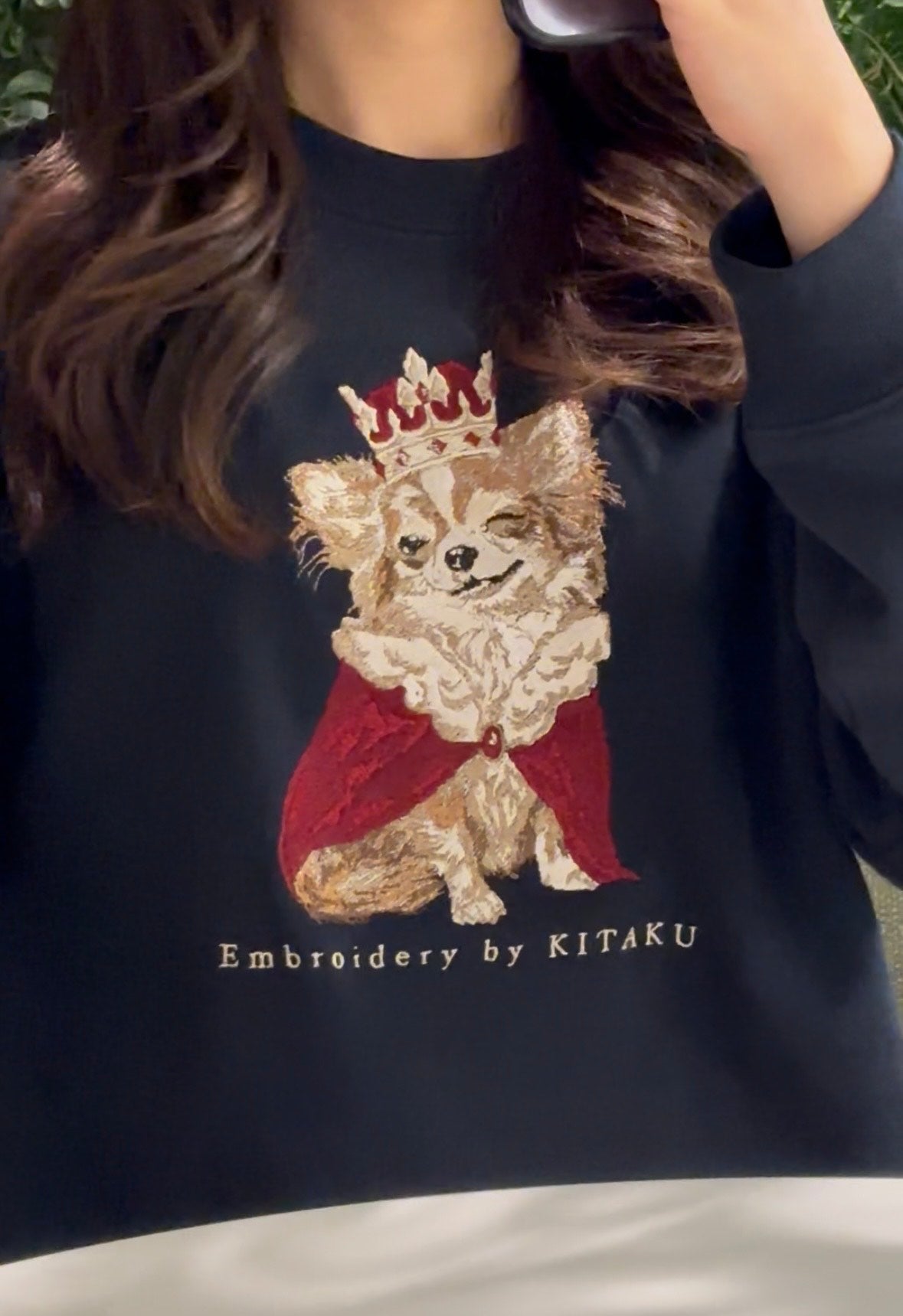 新作】王様チワワ – 北区の刺しゅう屋
