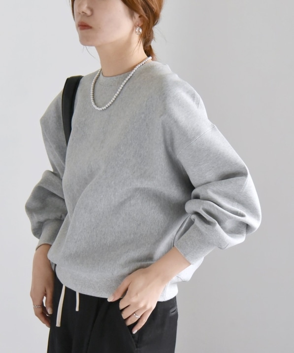 quaranciel:〈洗濯機可能〉ポンチ ベーシック コンパクト スウェット