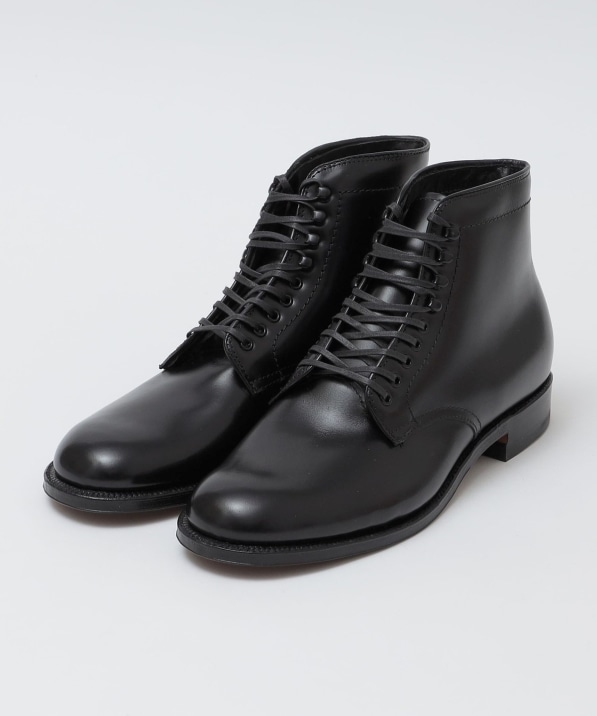 ALDEN: カーフ ミリタリーラスト プレーントゥ ブーツ｜ SHIPS 公式サイト