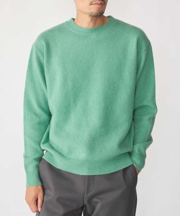 SHIPS: 5ゲージ ヤク ブレンド クルーネック ニット｜ SHIPS 公式サイト