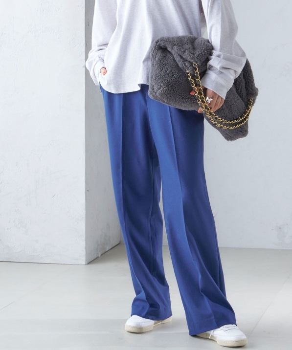 手洗い可能〉両面起毛 セミフレア パンツ｜ SHIPS 公式サイト