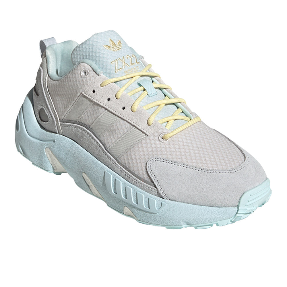 Shop Grey Mens Zx 22 Boost Lace Up Sneakers – Shoebacca