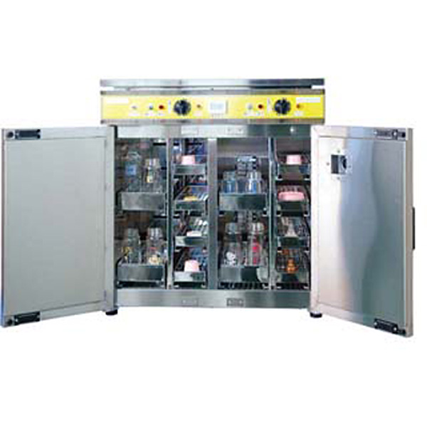 エイシン電機 哺乳びん 熱風殺菌消毒保管庫 殺菌灯付 ニューさっきん