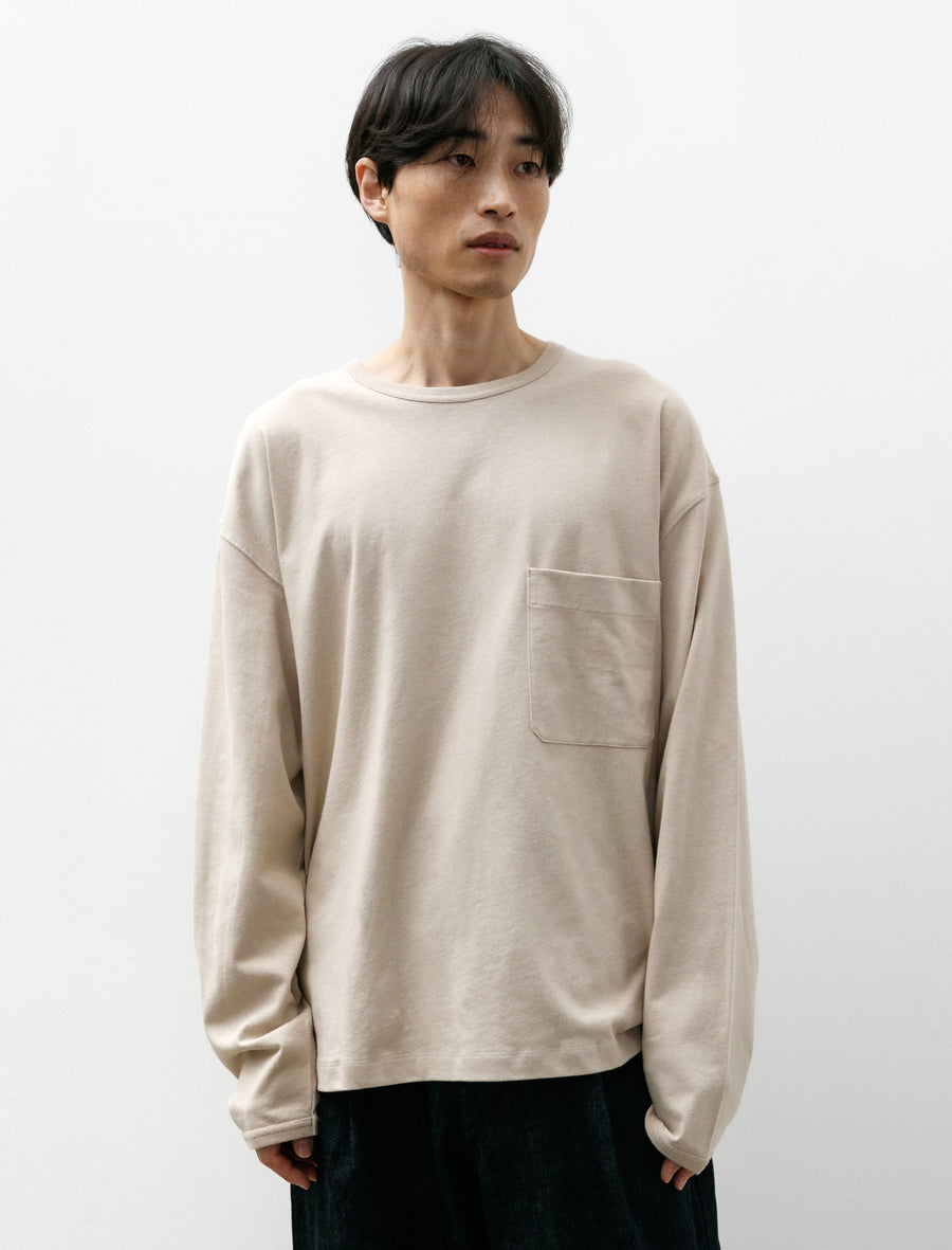 Lemaire Boxy LS T-Shirt Warm Beige – Neighbour