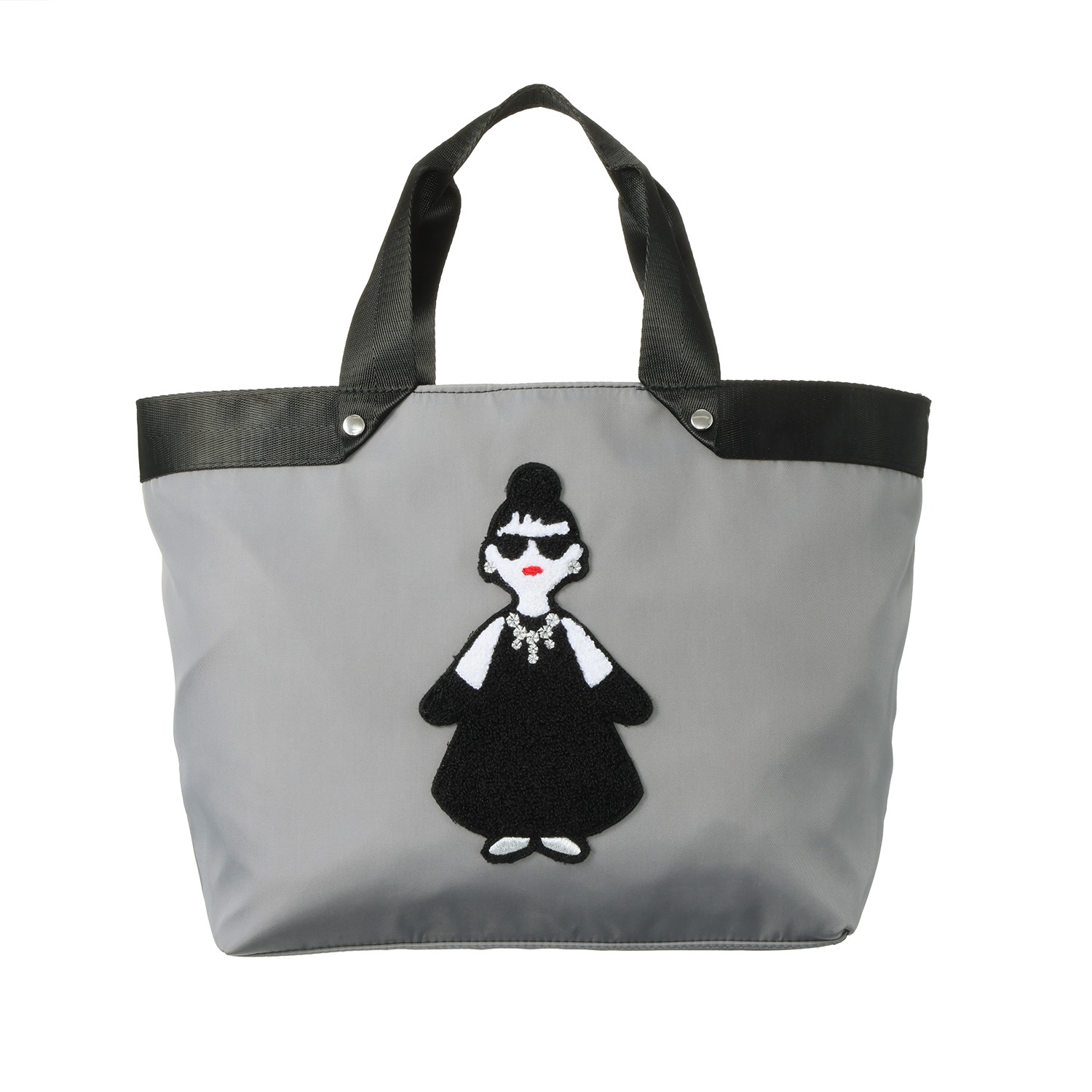 ハッピーフェイス レディーエマ刺しゅう トートバッグ- ショップチャンネル