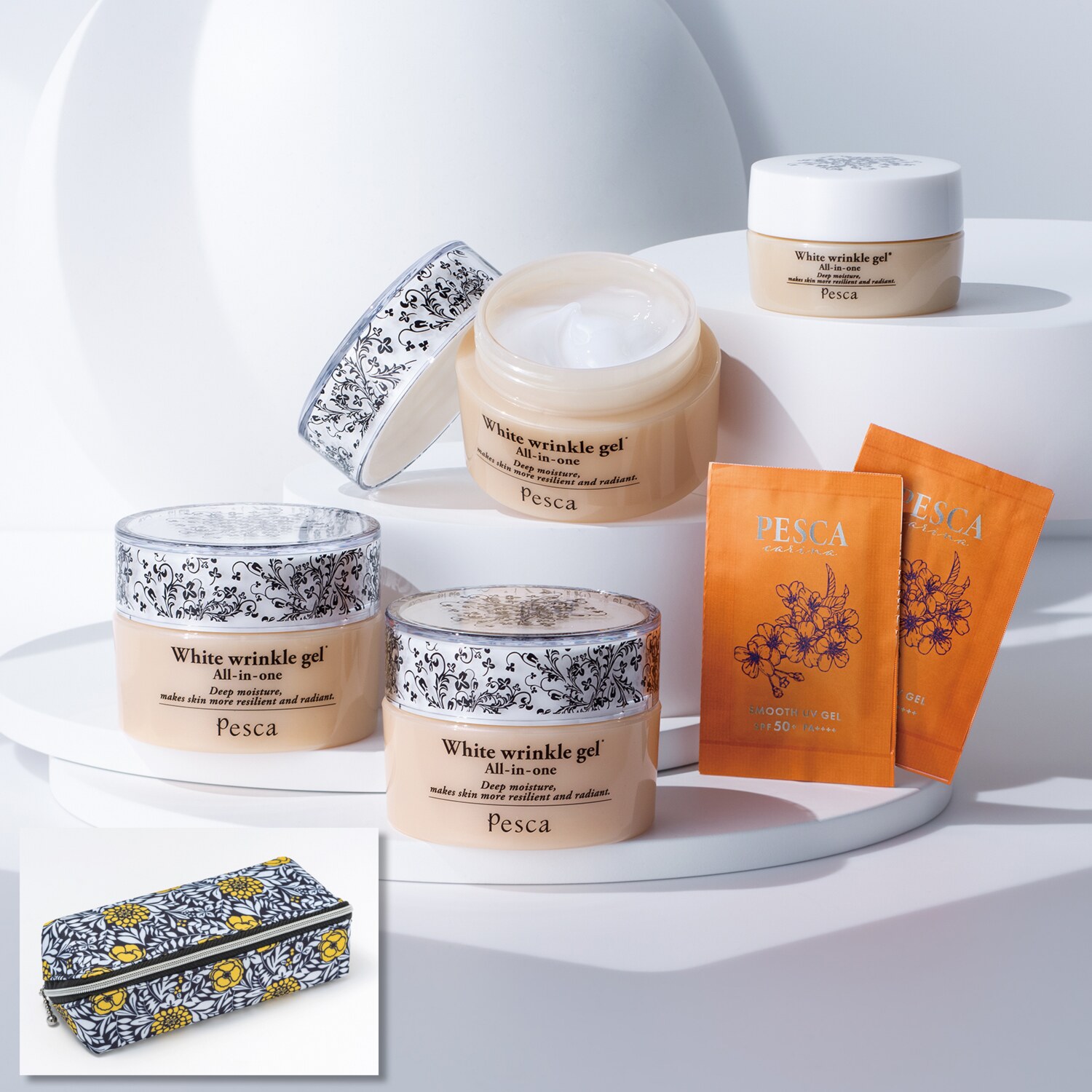 ペスカ シワ改善・美白ケア・ 肌あれ防止の3つの薬用 オールインワン