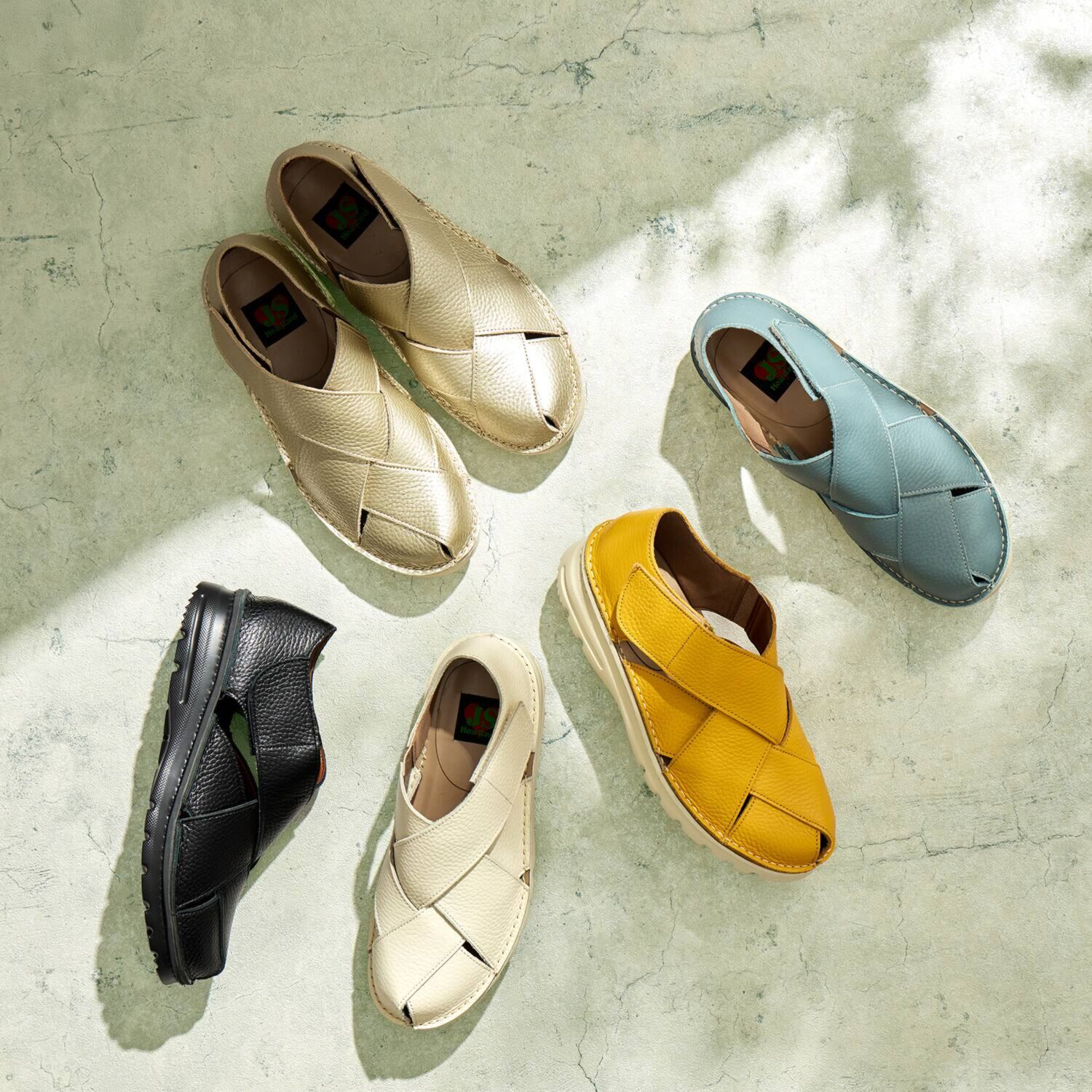 JSハートレーベル ＜日本製＞ 姫路レザー 足をやさしく包み込む