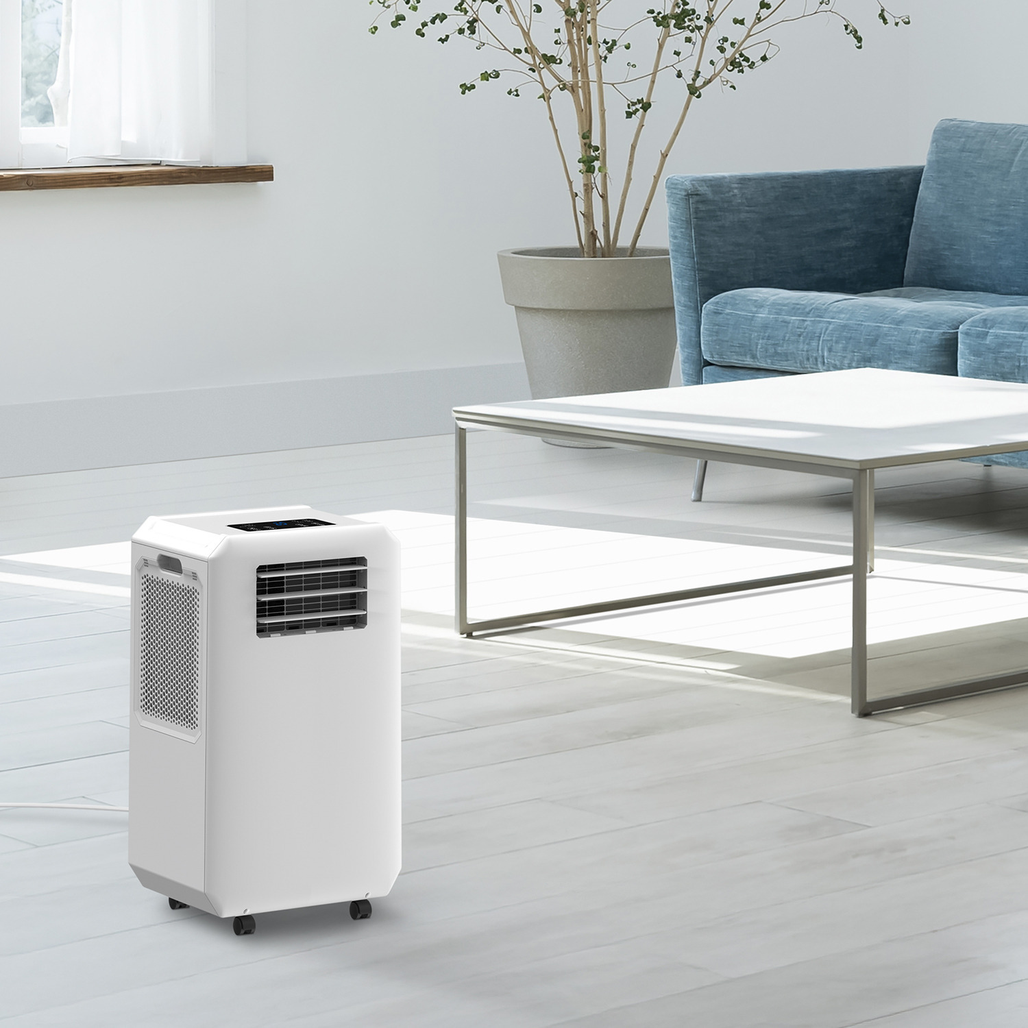 工事・排気ホース不要＆ 移動もラクラク！ 冷風・送風・除湿の 1台3