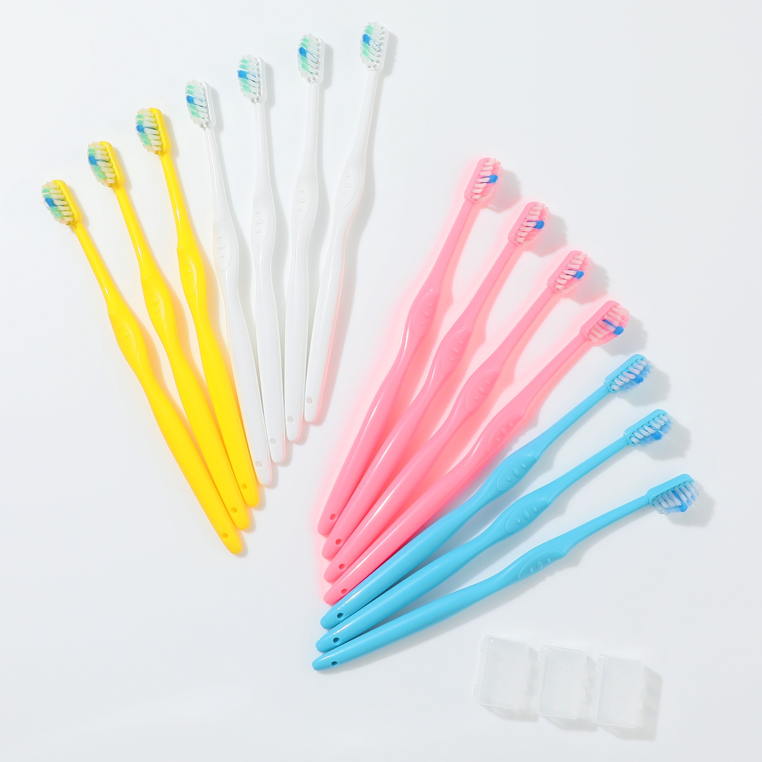 奇跡の歯ブラシ SP 21本 ピラミッド形状とタフトで 効率的に汚れを