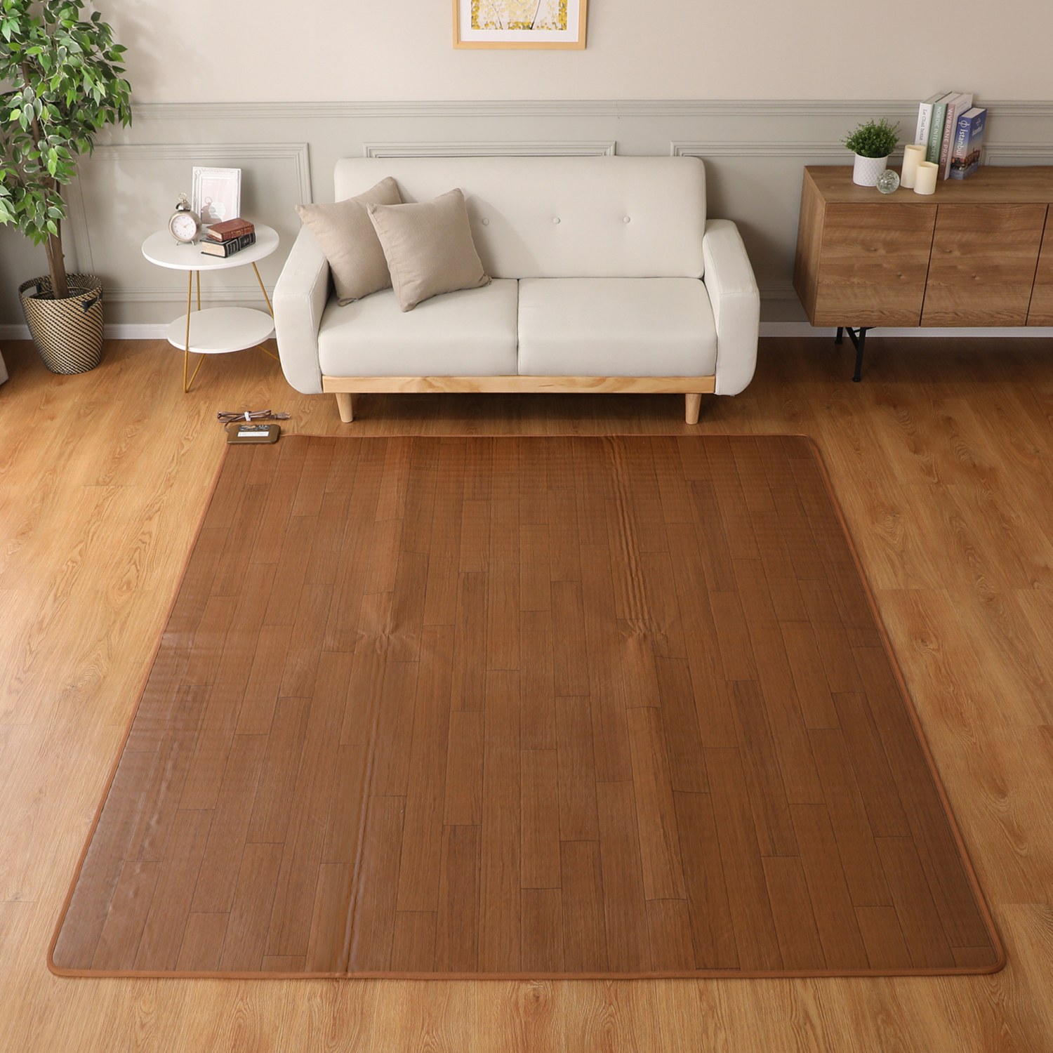 3畳用サイズ＞リフォン フローリング調 電気カーペット - ショップ