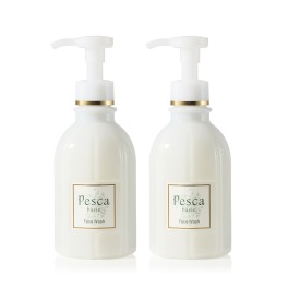 ペスカ しっとりリッチな 潤いクレンジング！ フェイスウォッシュ 2本