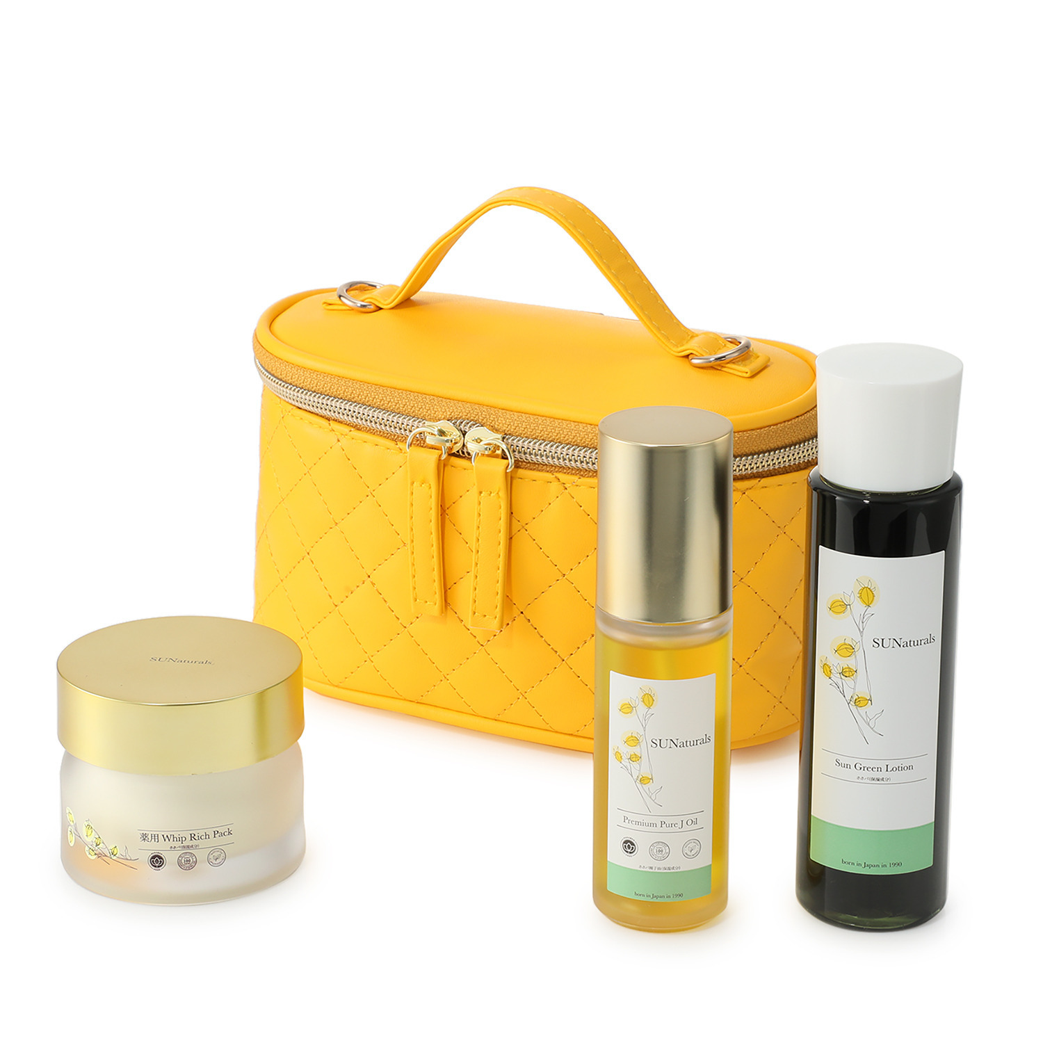 サンナチュラルズ ホホバの恵み堪能 バニティポーチ付セット- ショップ