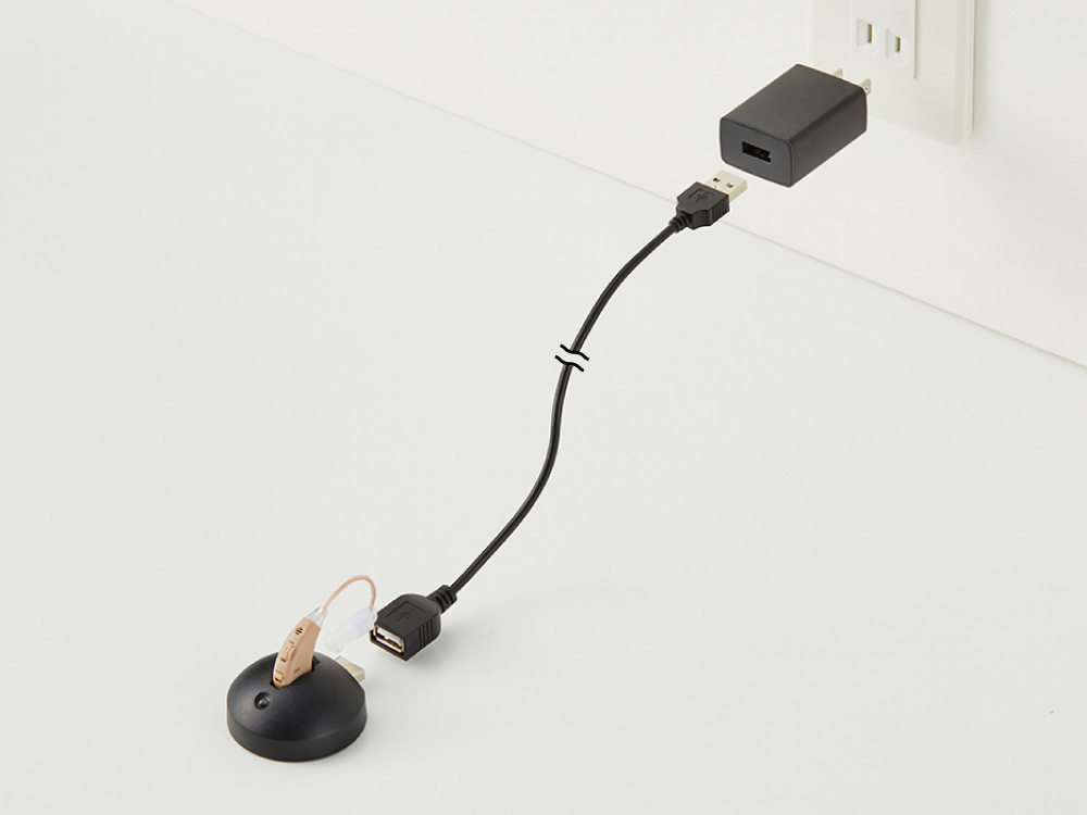 充電方法は？｜楽ちんヒアリング SK-05（耳かけ型集音器） よくあるご