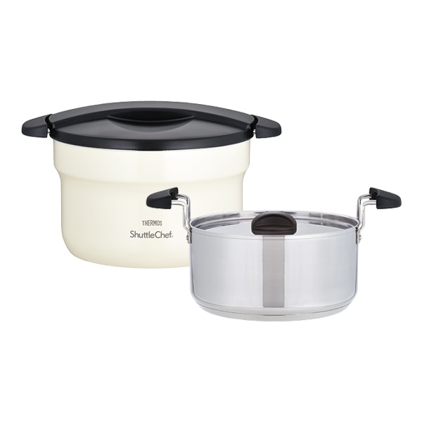 公式通販】真空保温調理器シャトルシェフ KBF-3000 オフホワイト(OWH