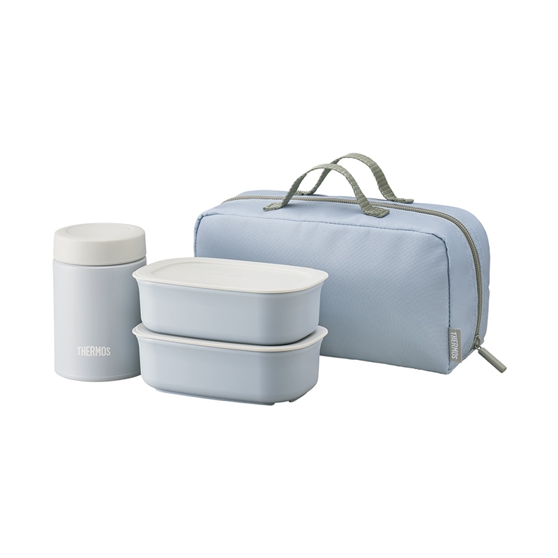 公式通販】真空断熱スープランチセット JEA-801 スカイブルー(SKY