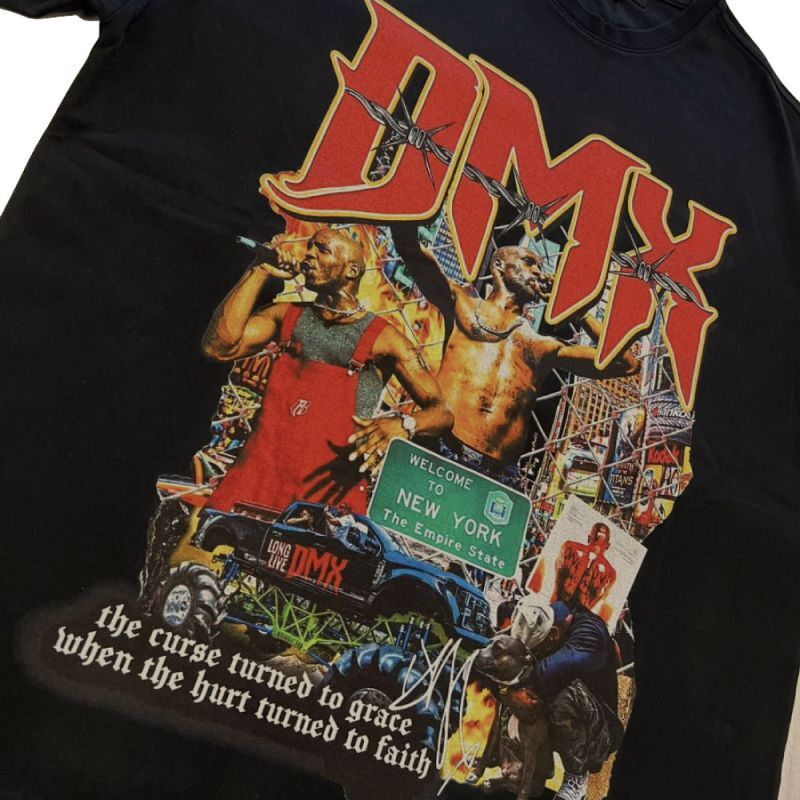 正規取扱通販店】 Homage Tees(オマージュティーズ)DMX Music Tee