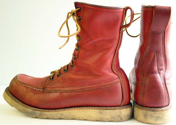 90s REDWINGレッドウイング 877 半円犬タグ アイリッシュセッター