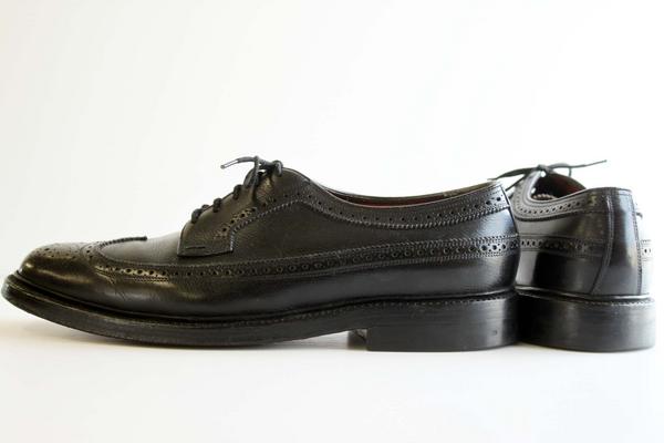 FLORSHEIMフローシャイム Imperial ウイングチップ レザーシューズ 黒