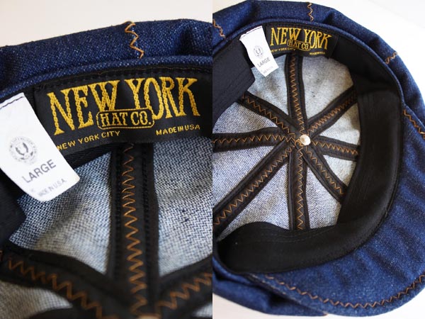 USA製 NEW YORK HAT デニム キャスケット L - Sixpacjoe Web Shop