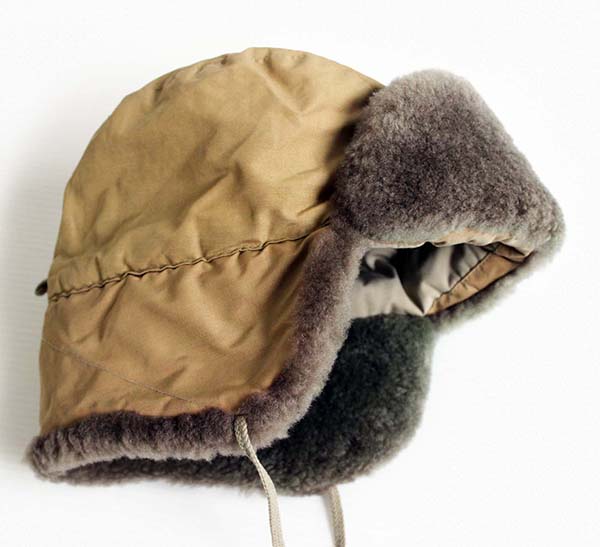 70s EddieBauerエディーバウアー リアル ムートン ダウンキャップ