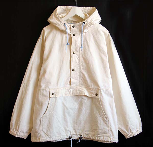 90s EddieBauerエディーバウアー コットン アノラックパーカー 生成り