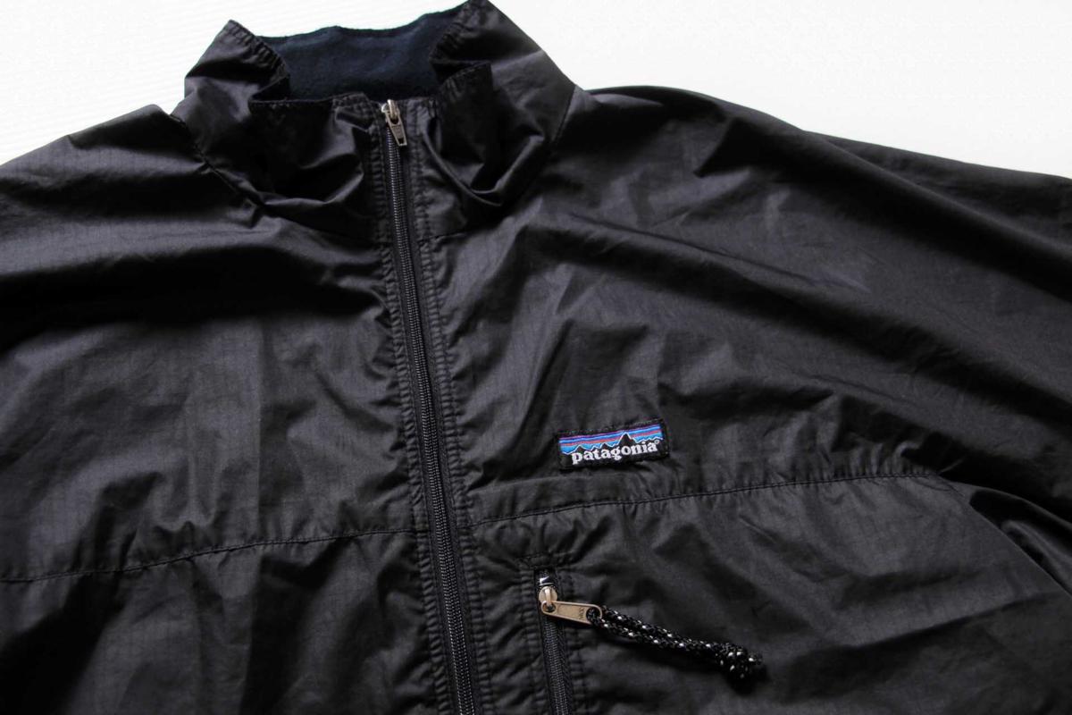 90s patagoniaパタゴニア ナイロン ゼファージャケット 黒 M