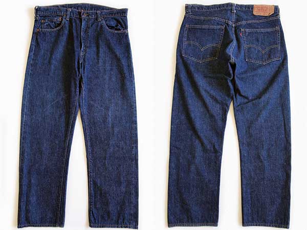 70s USA製 Levi'sリーバイス 505 シングル 66前期 耳付き デニムパンツ