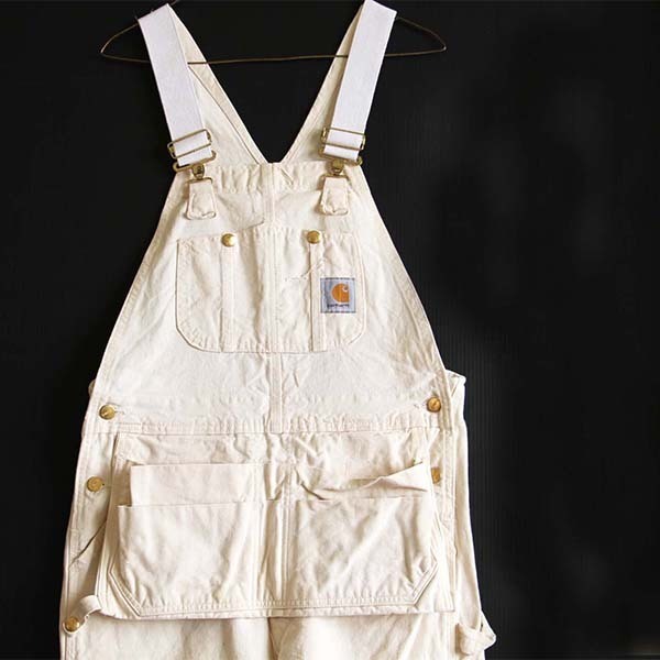 90s USA製 carharttカーハート エプロン付き ダブルニー
