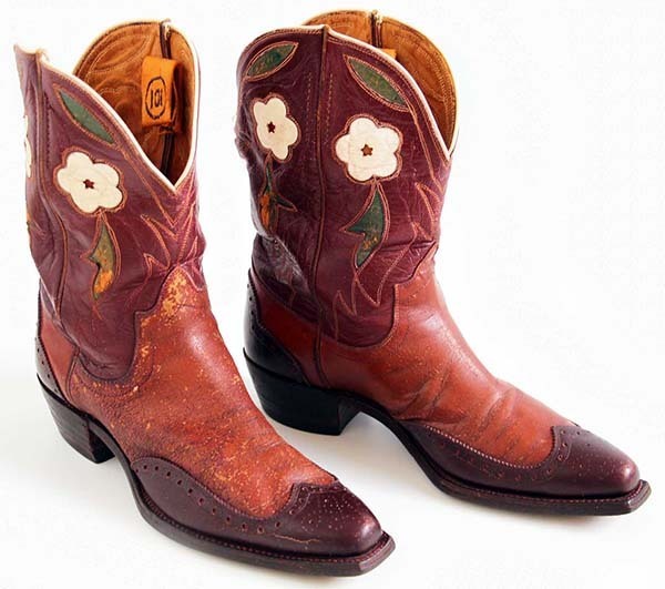 Montana ウエスタンブーツ 花柄 ハート柄 Montana ウエスタンブーツ 花