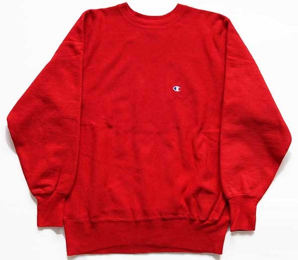 90s USA製 Championチャンピオン ワンポイント リバースウィーブ
