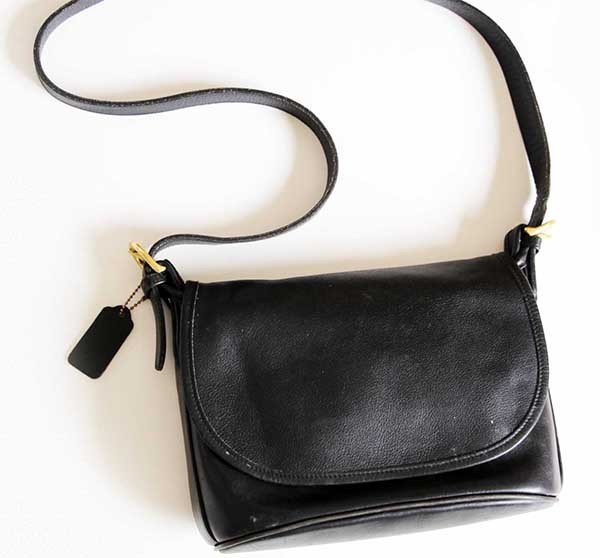 COACH オールド コーチ レザー ショルダーバッグ 黒☆4150 - Sixpacjoe