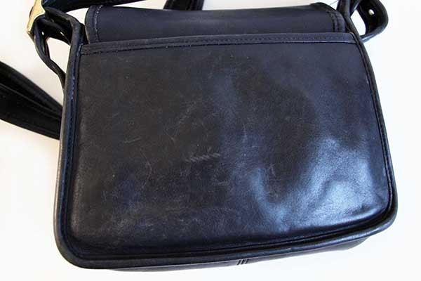 USA製 COACH オールド コーチ レザー ショルダーバッグ 黒☆9061