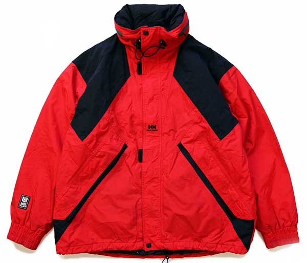 90s HELLY HANSENヘリーハンセン ツートン 切り替え Helly-Tech